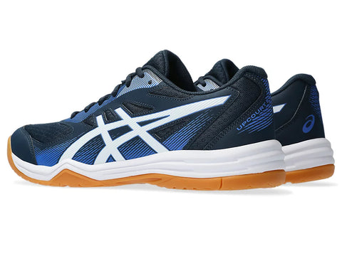 Asics Upcourt 5 French Blue/White For Men – Lightweight, Durable, Cushioned – Ideal for Indoor Court Sports