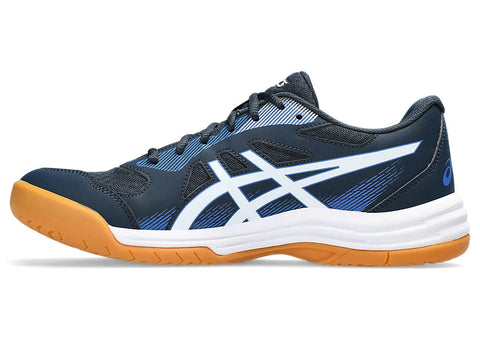 Asics Upcourt 5 French Blue/White For Men – Lightweight, Durable, Cushioned – Ideal for Indoor Court Sports