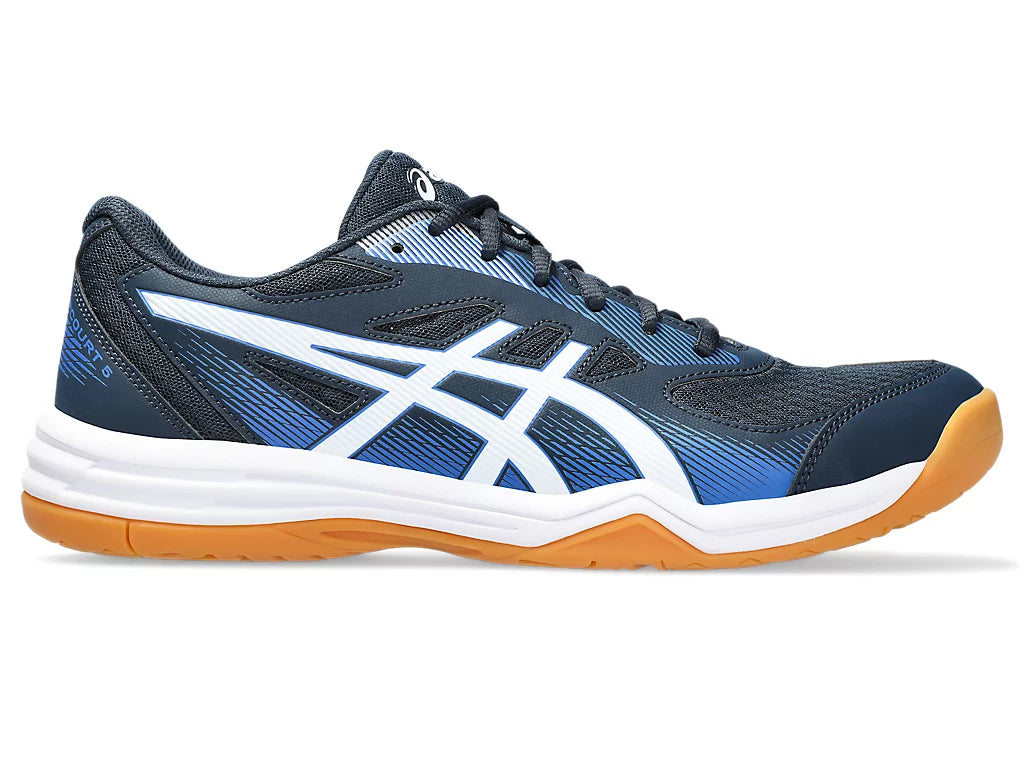 Asics Upcourt 5 French Blue/White For Men – Lightweight, Durable, Cushioned – Ideal for Indoor Court Sports