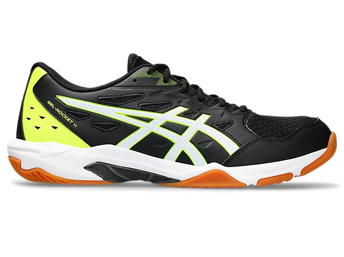 Asics Men's Gel Rocket 11 Indoor Court Shoes – Breathable Mesh Upper, GEL® Cushioning, TRUSSTIC® Stability | Multi-Purpose Performance