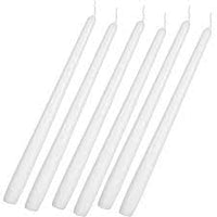 White Candle Sticks - Pack of 12