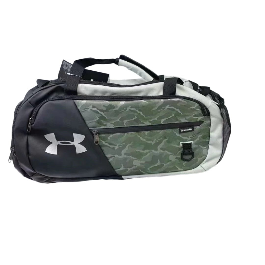 Under Armour Undeniable 4.0 Gym Duffle Bag Replica – Camo/Off White, Water-Resistant, Tough Material – Perfect for Heavy-Duty Use