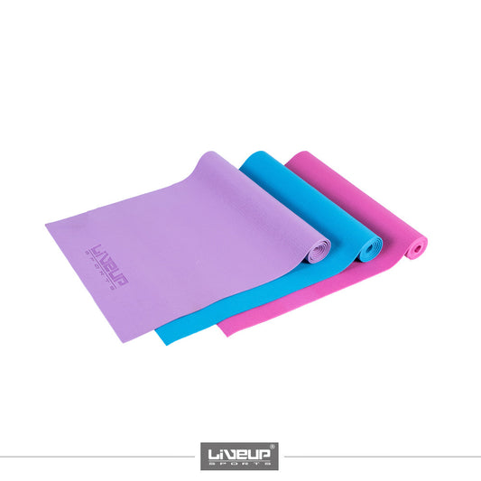 Liveup PVC Non-Slip Foldable Yoga & Exercise Mat – 4mm