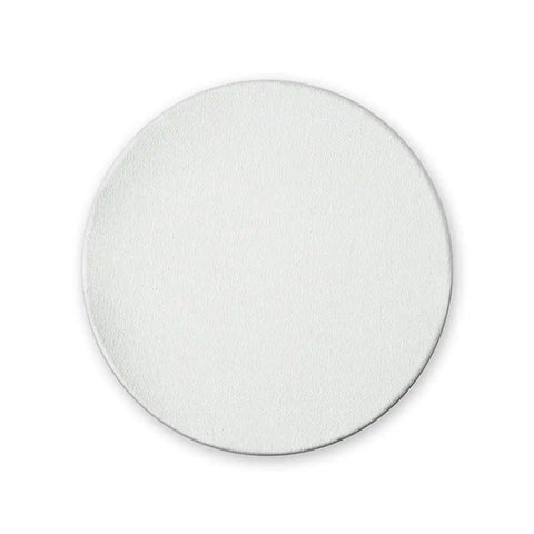 Prime White Coated Round Canvas - 1 Pc, Size 6x6" MSCH5010 – Pre-Primed, Smooth Surface, Durable Build – Acrylic Canvas | Ideal for Detailed Artwork