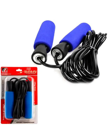 Sunlin Foam Skipping Rope - Adjustable Length, Durable PVC Rope, Comfortable Foam Handles for Enhanced Cardio and Coordination