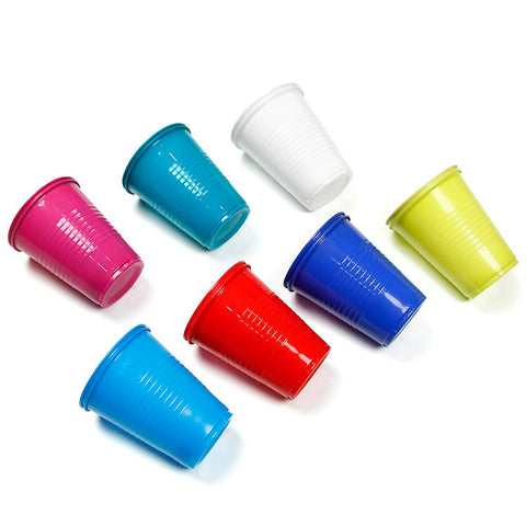 Plastic Disposable Cups – 200ml Plastic Drinking Cups – Disposable Cups and Glasses | Disposables