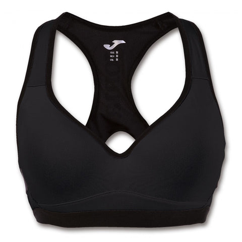 Joma Sports Bra Women – Brama Black – Comfortable, Supportive, Breathable Activewear for Fitness & Sports Training