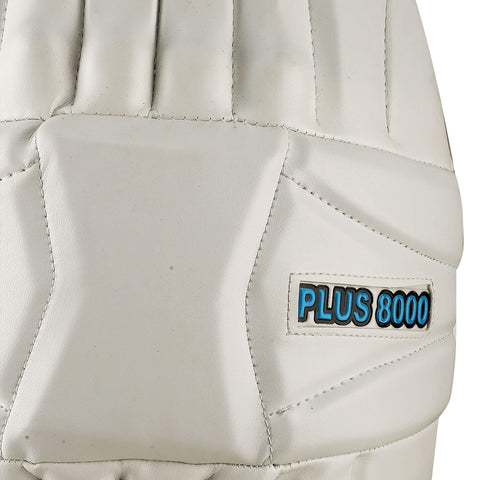 CA Plus 8000 Batting Pads – Lightweight Ambidextrous Design, Side Wings, High-Density Foam Protection | Maximum Comfort & Mobility for Enhanced Performance