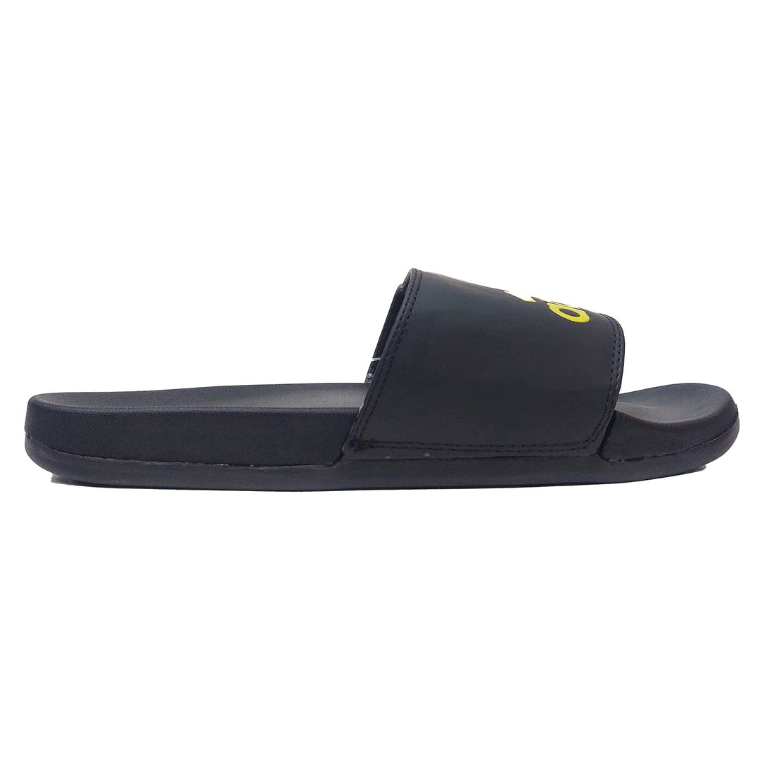 Adidas Adilettes Comfort Slides – Replica, Black/Mustard Yellow – Iconic Style, Versatile Comfort, Slip-On Design – Ideal for Poolside & Casual Wear