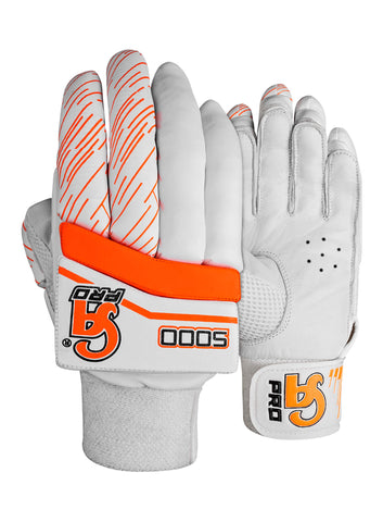 CA Pro 5000 Batting Gloves – Premium Leather, Extra Padding, Flexible Design – Great for Enhanced Protection & Comfort