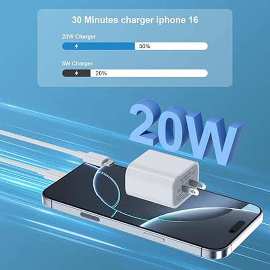 Apple 20W USB-C Power Adapter 2 Pin