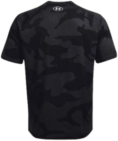 Under Armour Men's Camo Dri-Fit T-Shirt Replica – Black/Camo, Lightweight, Moisture-Wicking, Comfortable – Active Wear | Perfect for Fitness and Sports Enthusiasts