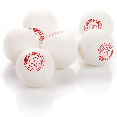 Double Circle Balls (6-Balls) – High-Quality, Durable, Performance – Ideal for Table Tennis