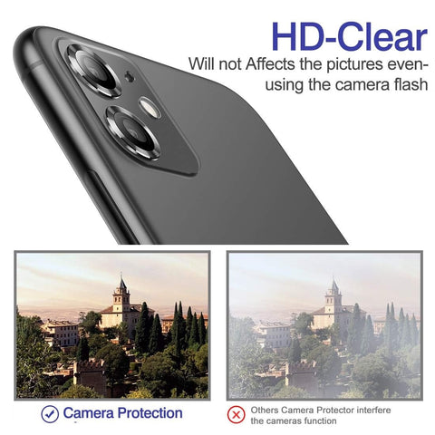 Camera Lens Protector 3Pcs for iPhone 11 – Glass Lens Shield for Superior Camera Protection