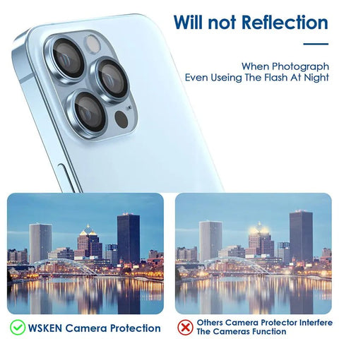 Camera Lens Protector 3Pcs for iPhone 13, 13 Pro, and 13 Pro Max – Durable Glass Lens Shield