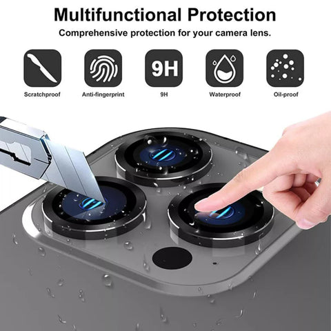 Camera Lens Protector for 3Pcs iPhone 14, 14 Pro, and 14 Pro Max – High-Quality Glass Lens Shield