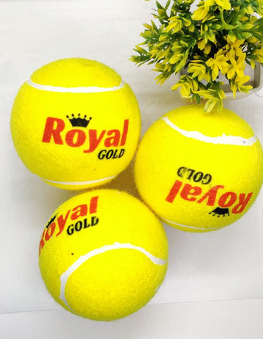 Royal Gold Cricket Tennis Ball – Durable, High-Performance, Quality – Ideal for Practice