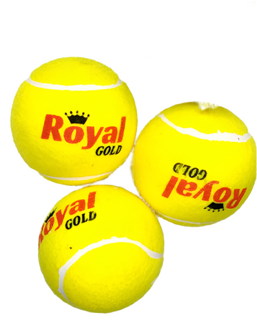 Royal Gold Cricket Tennis Ball – Durable, High-Performance, Quality – Ideal for Practice