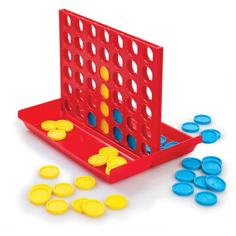 Addo Games 4 in a Row Connect Game – Classic Connect Four for 2 Players, Timeless Strategy Game for All Ages – Perfect for Family Fun