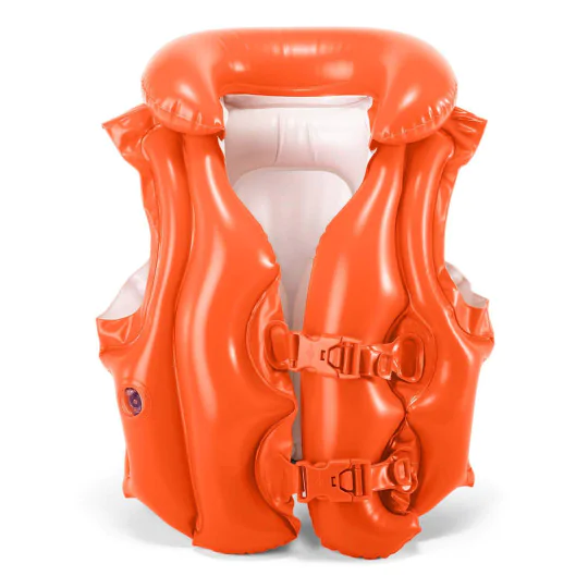 Intex Deluxe Swim Vest – (3-6 Years) – Adjustable, Safety-Enhanced, Comfortable – Floatation Device | Ideal for Young Swimmers