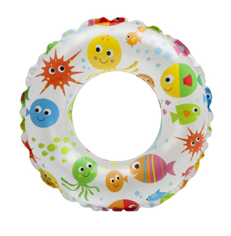 Intex Lively Print Swim Rings 20" – (3-6 Years) – Colorful, Safe, Adjustable – Swim Floaties | Perfect for Young Children