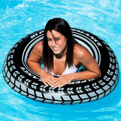 Intex Giant Tire Tube 36" – (9+ Years) – Durable, Comfortable, High-Floatation – Pool Accessory | Perfect for Fun and Relaxation