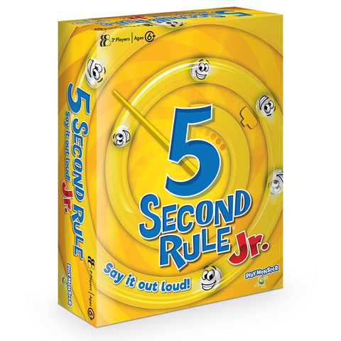 Interplay 5 Second Rule Jr. – Fast Thinking, Family Fun, 3-6 Players – Party Game | Hilarious Quick Reactions