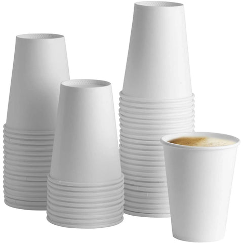 White Paper Cups – 6 oz Disposable Paper Cups | Ideal for Parties, Events & Everyday Use | Disposables