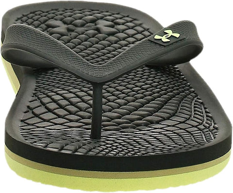 Under Armour Atlantic Dune Flip-Flops – Replica, Green – Soft Footbed, Flexible Design, Trendy Appearance – Great for Everyday Use