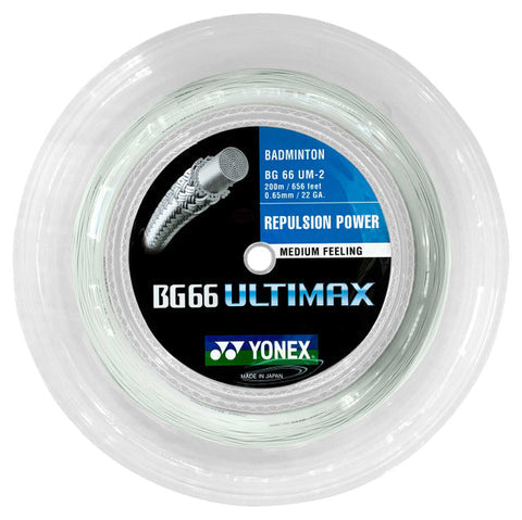 Yonex BG 66 Ultimax Badminton String – Precision, High-Tension, Responsive – Perfect for Competitive Play