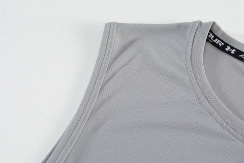 Men's Under Armour Imported Replica HeatGear Sleeveless – Grey – Breathable, Lightweight, Comfortable – Activewear | Perfect for Intense Training