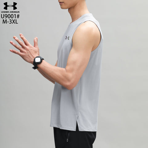 Men's Under Armour Imported Replica HeatGear Sleeveless – Grey – Breathable, Lightweight, Comfortable – Activewear | Perfect for Intense Training