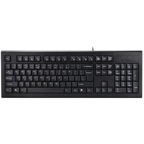 A4 Tech KR-85 ComfortKey Keyboard – Ergonomic Design, RoundEdge Keycaps, Comfortable Typing | Keyboard