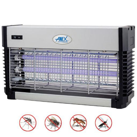 Anex AG-1089 Deluxe Insect Killer 20 x 20 inches – Premium Electric Insect Killer with Dual  UV Light | Power: 2x20W