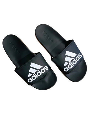 Adidas Adilettes Comfort Slides – Replica, Black/White – Iconic Style, Versatile Comfort, Slip-On Design – Perfect for Poolside & Casual Wear