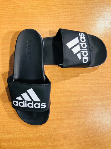 Adidas Adilettes Comfort Slides – Replica, Black/White – Iconic Style, Versatile Comfort, Slip-On Design – Perfect for Poolside & Casual Wear