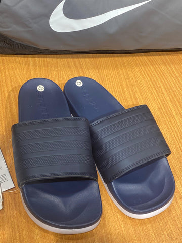 Adidas Adilette Comfort Slides Replica – Dark Blue, Cushioned Footbed, Slip-On Design, Water-Resistant – Durable & Trendy for Casual Wear