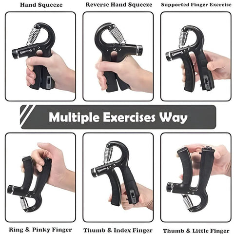 Adjustable Hand Gripper With Counter