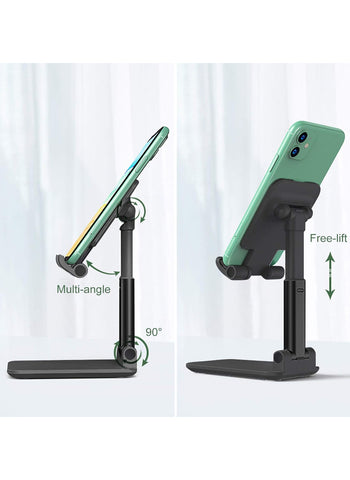 Adjustable Mobile Phone Holder for Desk – Compatible with Tablets and Smartphones, Sturdy Design – Perfect for Study or Office Use | Reliable and Versatile