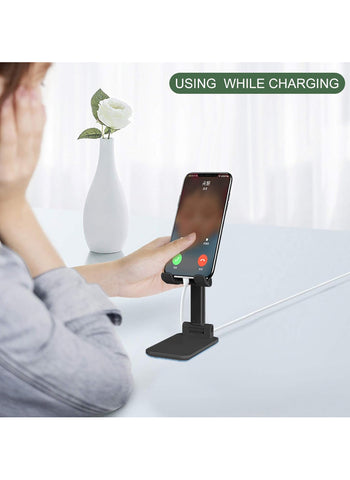 Adjustable Mobile Phone Holder for Desk – Compatible with Tablets and Smartphones, Sturdy Design – Perfect for Study or Office Use | Reliable and Versatile