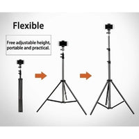 Portable Aluminium Tripod Stand With Mobile Holder