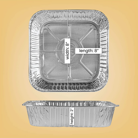 Aluminum Foil Containers 1350ml F4 – 1350ml Aluminum Foil Food Containers – Disposable Food Packaging | Disposables