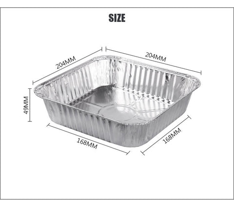 Aluminum Foil Containers 1350ml F4 – 1350ml Aluminum Foil Food Containers – Disposable Food Packaging | Disposables