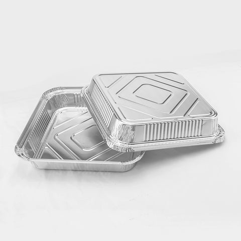 Aluminum Foil Containers 1550ml F6 – 1550ml Aluminum Foil Food Containers – Disposable Food Packaging | Disposables