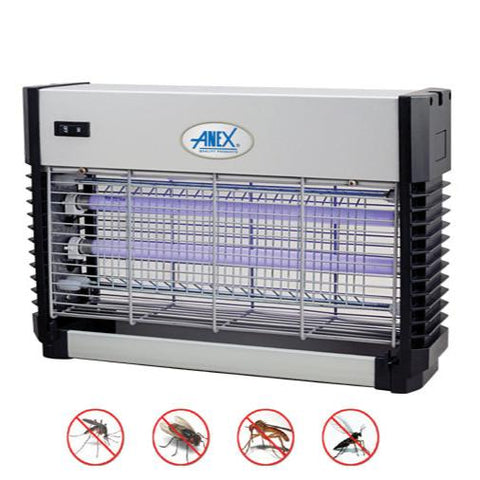 Anex AG-1087 Insect Killer 22 x 16 x 10 cm  – Efficient Bug Control for Small to Medium Areas – Ideal for Home Use | Power: 2x10W