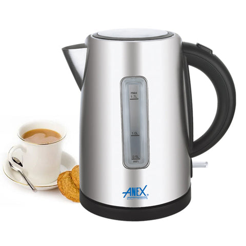 Anex Deluxe Kettle 4047 – 1.7L Capacity, 2200W, Auto Power Cut-Off, Fast Boiling – Stylish and Safe Electric Kettle