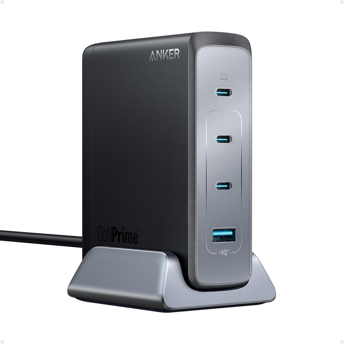 Anker 240W USB-C Charger Fast Compact 4-Port GaN Charger 749 – High Power Output, Compact Design, Four Ports – Chargers & Cables | Ideal for Rapid Charging