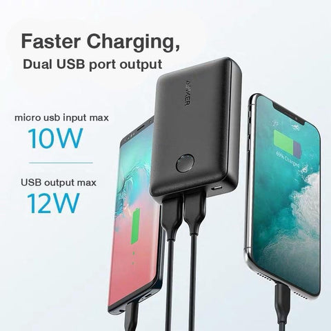 Anker PowerCore Select 10000mAh Power Bank – High Capacity, Compact Design, Fast Charging – Chargers & Cables | Ideal for On-the-Go Power\