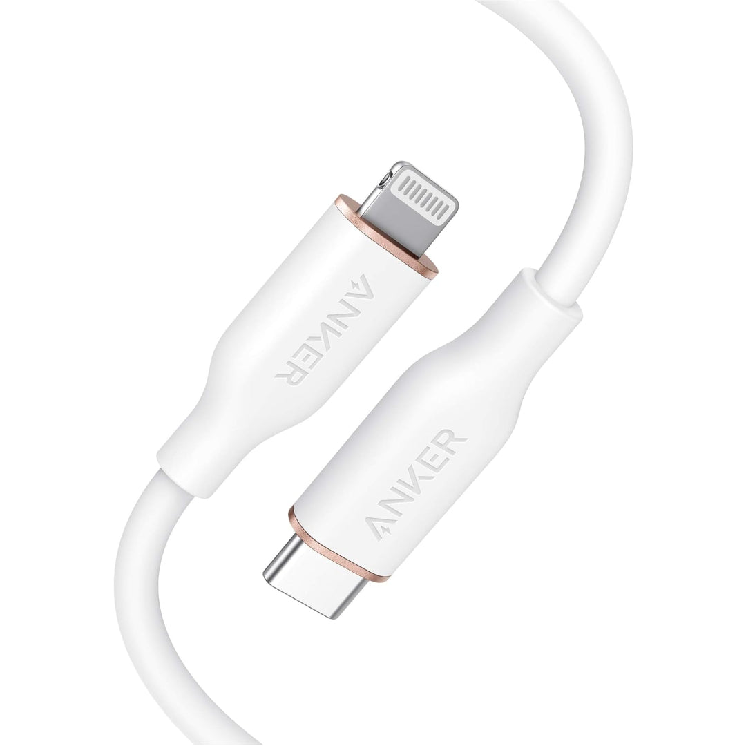 Anker PowerLine III USB-C to Lightning Cable – Fast Charging, Durable Build, Flexible Design | Available in 3ft & 6ft Lengths for Apple Devices