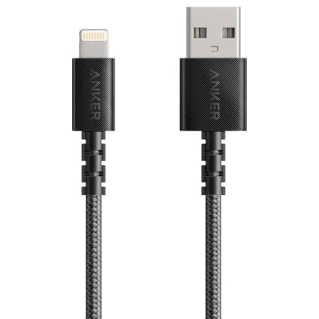 Anker PowerLine Select+ USB Cable With Lightning Connector 6ft – Fast Charging, Durable Build, Flexible Design – Chargers & Cables | Perfect for Apple Devices